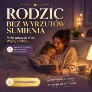 rodzic bez wyrzutów sumienia – mniej poczucia winy, więcej spokoju