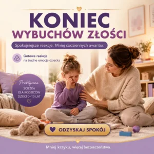 koniec wybuchów złości – spokojniejsze reakcje, mniej codziennych awantur