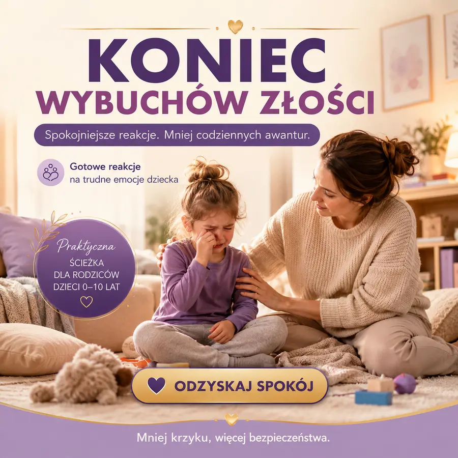 koniec wybuchów złości – spokojniejsze reakcje, mniej codziennych awantur