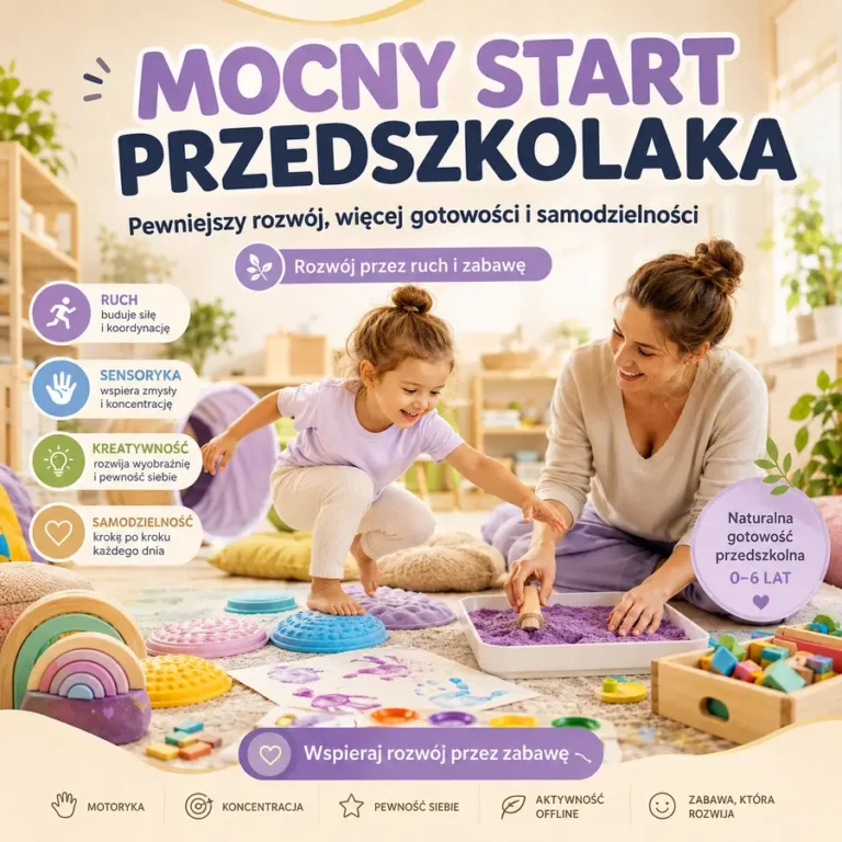 Mocny Start Przedszkolaka – pewniejszy rozwój, więcej gotowości i samodzielności