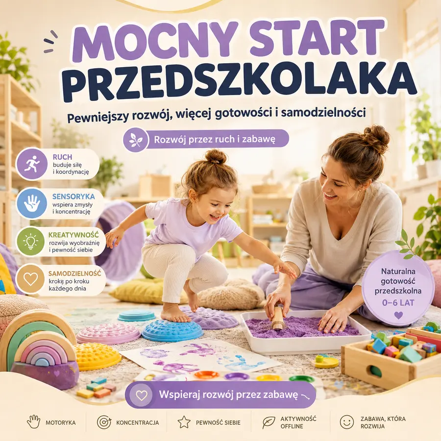 Mocny Start Przedszkolaka – pewniejszy rozwój, więcej gotowości i samodzielności
