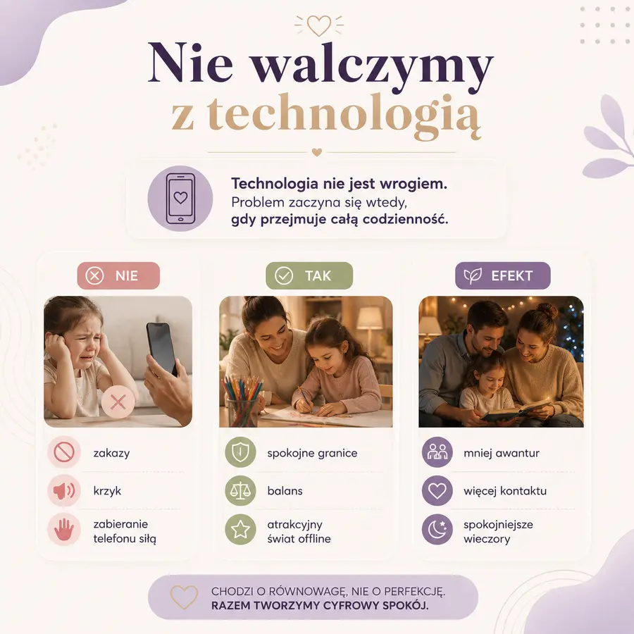 cyfrowy spokój – mniej walk o ekran, więcej prawdziwej bliskości