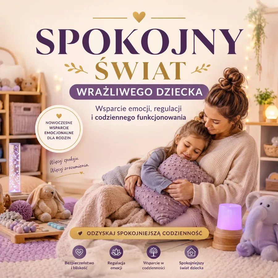 Spokojny Świat Wrażliwego Dziecka – wsparcie emocji, regulacji i codziennego funkcjonowania